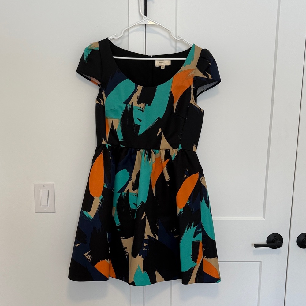 Moulinette Soeurs Multicolor Abstract Dress